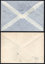 1935 Lupo-Brf. von St. Gallen n. Bern. rotem SST WINTERLUFTPOST in ...