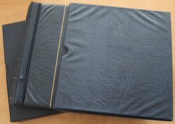 1855-1994 LEUCHTTURM kpl. neuwertiger Falzlosvordruck in 2 blauen ...