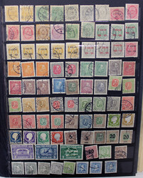 1876-1990 uriger Bestand auf Karten, Steckseiten und im Album mit ...