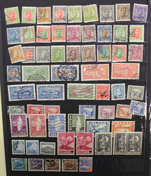 1876-1990 uriger Bestand auf Karten, Steckseiten und im Album mit ...