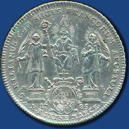 1 Konventionstaler Franz Ludwig von Erthal (1779-1795), 1785 MP ...
