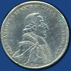 1 Konventionstaler Franz Ludwig von Erthal (1779-1795), 1785 MP ...