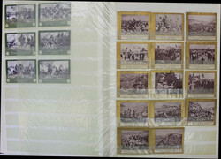 DEUTSCHES REICH, ca. 340 verschied., meist Reklame- und Militär ...