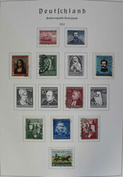 1948-1977 Bund/Berlin Slg. mit auch besseren Ausgaben im ...