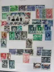1920-1980 (ca.) gestpl. Slg. mit wenigen ungebr./postfr. Werten in 3 ...