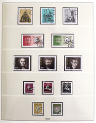 1990-2000 augenscheinlich sowohl postfr. als auch gestpl. nach ...