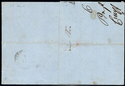 5 Kr blassrosa 3x a. kpl. Faltbrief v. PESTH n. Weiskrchen (AKS)  ...