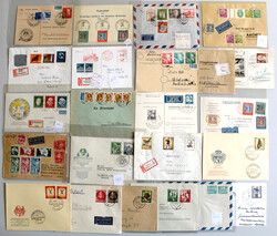 BUND/BERLIN toller Posten aus Mainz-Auflösung mit 65 Belegen, dabei ...