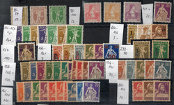 1907-1930 postfr. Pracht-Lot mit guten Ausgaben wie 127, 162-171, ...