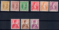 1907-1909, 3 kpl. Ausgaben, postfr. Luxus  Automatically generated ...