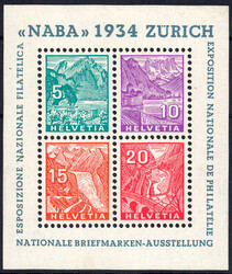1934 NABA-Bl., postfr. Luxus  Automatically generated translation: ...