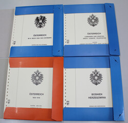 LINDNER, je neuwertige, kpl. T-Vordrucke für Österreich 1850-1918 ...