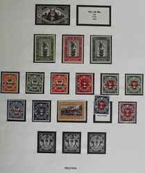 1924-1939 Slg. m. vielen kpl. Sätzen ab Nr. 193-206 a. Vordr. Dabei ...