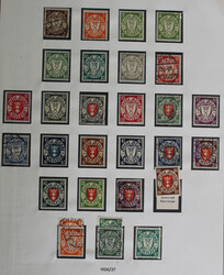 1924-1939 Slg. m. vielen kpl. Sätzen ab Nr. 193-206 a. Vordr. Dabei ...