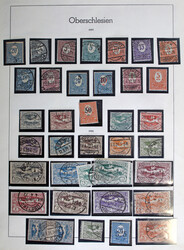 1920-1922 kpl. Slg. Nr. 1-43 m. 1-9, 10 F ** u. gestpl. m. Altsignat. ...