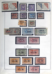 1920-1922 kpl. Slg. Nr. 1-43 m. 1-9, 10 F ** u. gestpl. m. Altsignat. ...