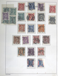 1920 Slg. m. Nr. 1-14 gestpl., Nr. 16 im 9er-Bl. m. sechs postfr. ...