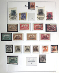 1920 Slg. m. Nr. 1-14 gestpl., Nr. 16 im 9er-Bl. m. sechs postfr. ...