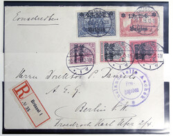 1920 kpl. gestpl. Slg. von Nr. 1-25, Dazu Nr. 5-9 a. Bf., Nr. 25 I, ...