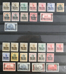 1899-1919 gestpl. Slg. ab Nr. 1-6 inkl. 5(2) (160€) m. 7-15 ...