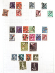 1948-1985 gestpl. Slg. ab den Aufdruckwerten m. u.a. Nr. 40-41, 62-63 ...