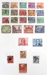 1948-1985 gestpl. Slg. ab den Aufdruckwerten m. u.a. Nr. 40-41, 62-63 ...