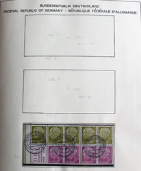 ZUSAMMENDRUCKE 1955-2001, gest. Sammlung ab Mi H-Bl. 5, 6, 7 - 6 u. 7 ...