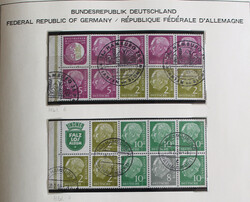 ZUSAMMENDRUCKE 1955-2001, gest. Sammlung ab Mi H-Bl. 5, 6, 7 - 6 u. 7 ...