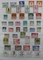 1955-1990 saubere postfr. Slg. kpl. mit C,D-Werten, Blockeinzelmarken ...