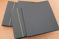 RINGBINDERSET YOKAMA 2x grün (773) m. Schuber (783), neuwertig NP ca ...