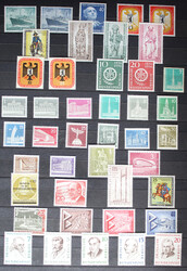 1955-1990 saubere postfr. Slg., kpl. m. allen CD-Werten, block EZM, ...