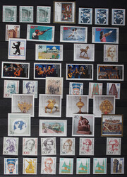 1955-1990 saubere postfr. Slg., kpl. m. allen CD-Werten, block EZM, ...