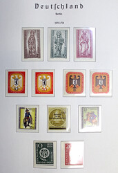 1954-1990 saubere postfr. Slg. kpl. (ohne 121-23) inkl. CD-Werte, ...