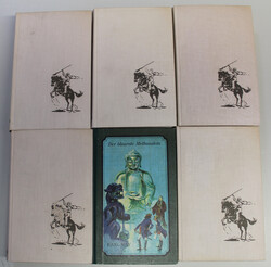 KARL MAY 12 dekorative Bücher von 1949/63, dabei Winnetou I-III, ...