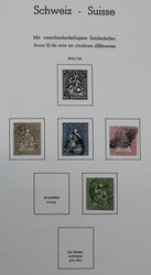 1854-1979 gestpl. Slg. mit wenigen ungebr./postfr. Ausgaben in übl. ...