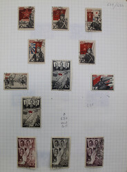 1865-1980 (ca.) ungebr., postfr. und überw. gestpl. Slg. auf selbst ...