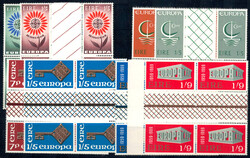 1964-1969 Europa (188-89, 202-03, 230-31) je in 4er-Bl. m. 2 ...