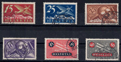1923 Flugpost a. gewöhnl. Papier, rundgestpl. Pracht  Automatically ...