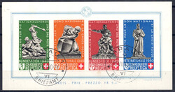 1940 Patria-Block, getspl. "AARAU, 16.8.40", Pracht  Automatically ...