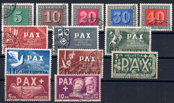 1945 PAX, rundgestpl. Pracht  Automatically generated translation: ...