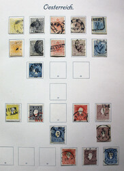 1850-1937 ungebr. u. gestpl. Slg. in übl. unterschiedl. Erhaltung im ...