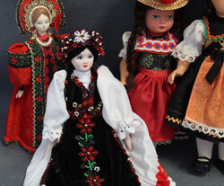 TRACHTEN-PUPPEN 6St, wunderschöne Smlg traditioneller Trachtenpuppen ...