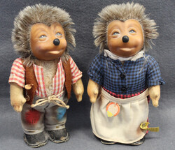 STEIFF-IGEL: MECKI & MICKI Knopf in Schürze #7628/17, Typenschikd ...