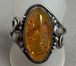 BERNSTEIN-RING ein natürliches Produkt der Natur zum Schmuckstück ...