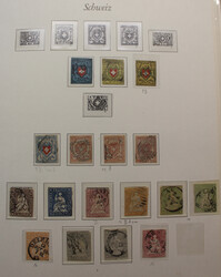 1850-1983, gestempelte Sammlung in 4 Borek Vordruckalben (einige ...