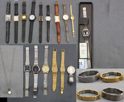 ARMBANDUHREN-LOT mit 16 Uhren, Damen und Herren, in guter Erhaltung, ...