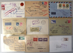 NACHGEBÜHR/RETOUR, 1948-2010, interessanter Bestand m. einigen ...