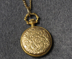 MINIATUR-TASCHENUHR "ZentRa / 2000" goldfarben, champagnerfarbenes ...