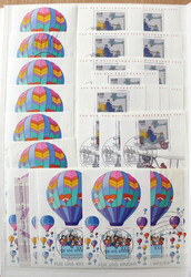 BUND HUNDERTER 1949-2015, umfangreiches, gestempeltes Lager in 102 ...