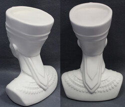 NOFRETETE: weiße Ton o. Porzellanbüste ägyptischer Schönheit, ...